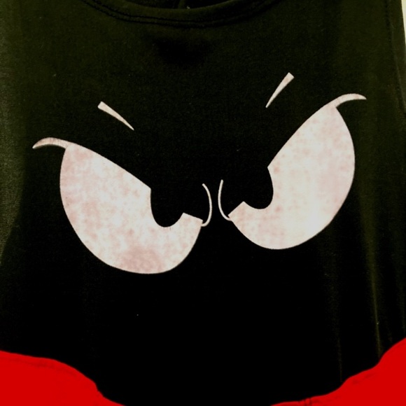 Marvin the Martian Costume Tulle Dress Black Green Red - Picture 3 of 7